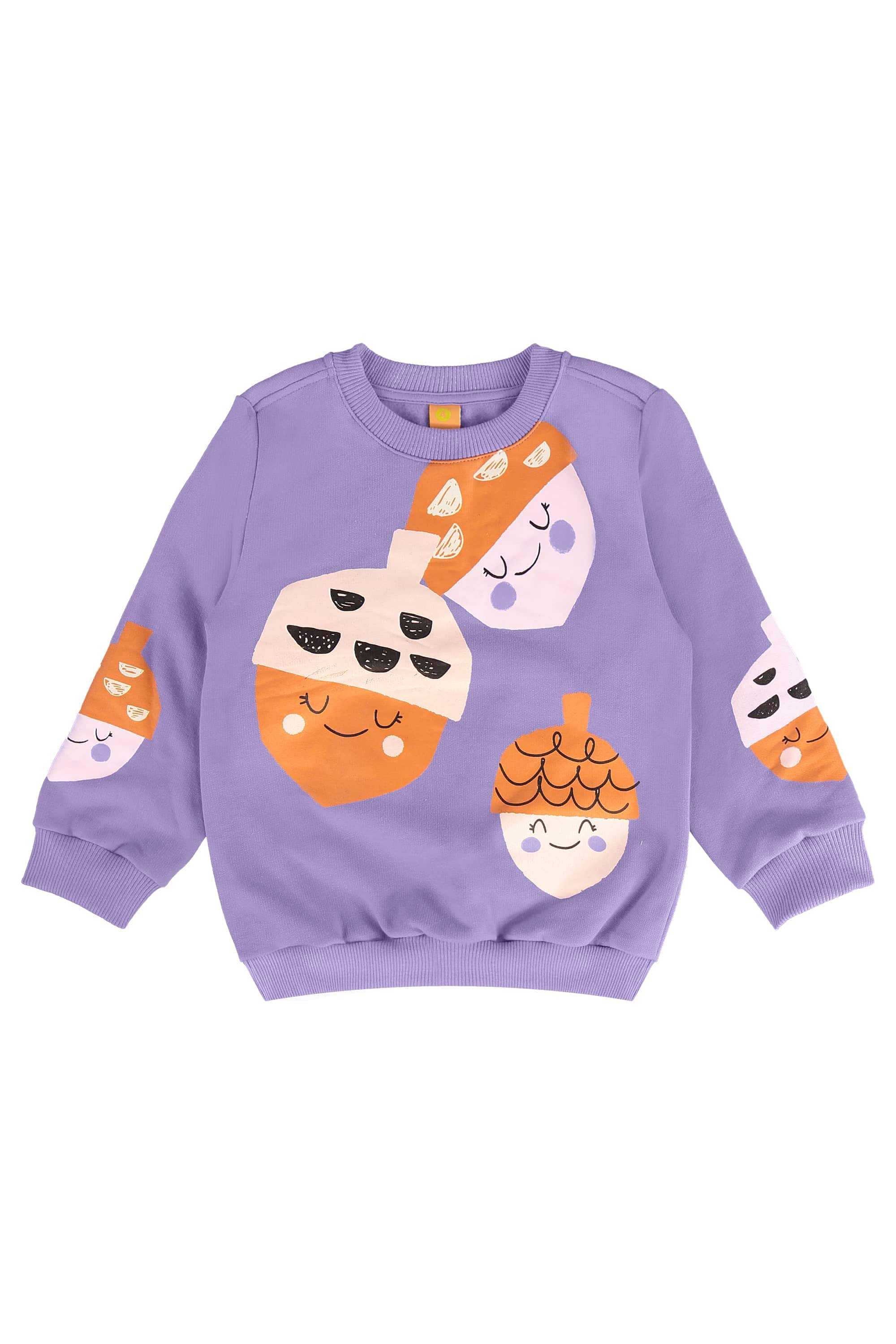 Conjunto Infantil Jardim Secreto com Blusão e Calça (Roxo) Três e Já - Imagem 27